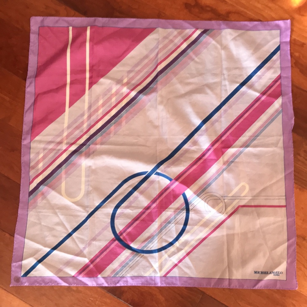 Signed Vintage Michelangelo Roma Scarf